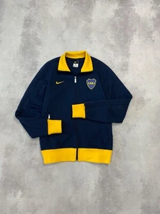Vintage Nike Boca Juniors CABJ Football Track Top Jacket Size M - Picture 1 of 11