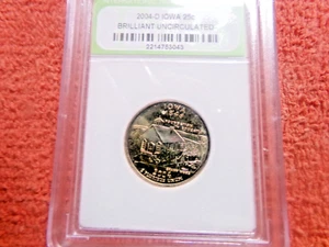 2004-D IOWA STATE QUARTER BRILLIANT UNCIRCULATED - Picture 1 of 3