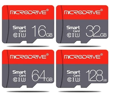 Microdrive Micro Memory Card 4GB 8GB 16GB 32GB 64GB 128GB 256 TF Card Class 10 - Image 1 of 4