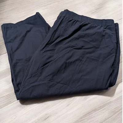 Nuevos Pantalones Harbor Bay HB Grandes Para Hombre PLus Talla 62x28 Azul Cintura Elástica Algodón Sueltos Foto 1 de 4