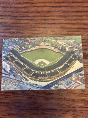 Wrigley Field Home Of The Cubs Postcard 1940’s - Image 1 of 2