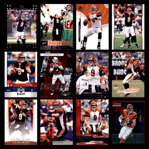 Carson Palmer Lote 12 Tarjetas de Fútbol 2007 Topps Cincinnati Bengals Set Colección - Imagen 1 de 15