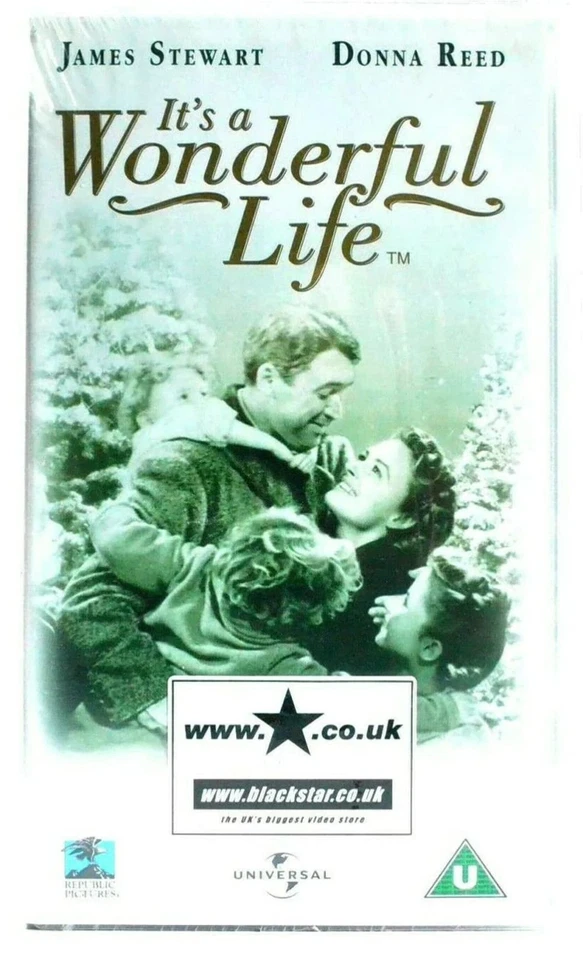 It's a Wonderful Life 1946 DVD James Stewart Donna Reed