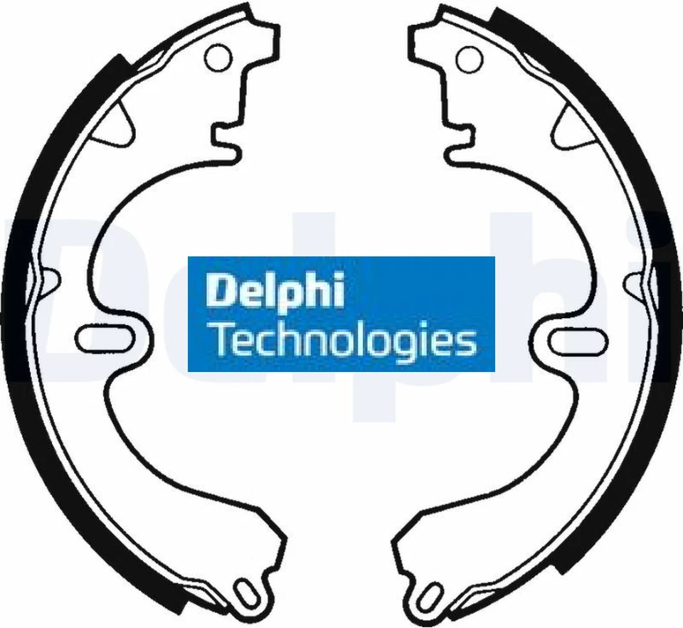 Delphi LS1356 Bremsbackensatz 4 Bremsbacken Trommelbremse für Toyota  - Bild 1 von 1