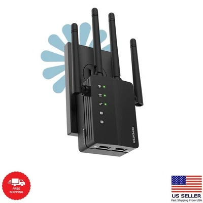 2025 Wifi Extender Amplificatore Segnale per Casa, 15000Sq.Ft Wireless Internet Ripetizione - Immagine 1 di 4