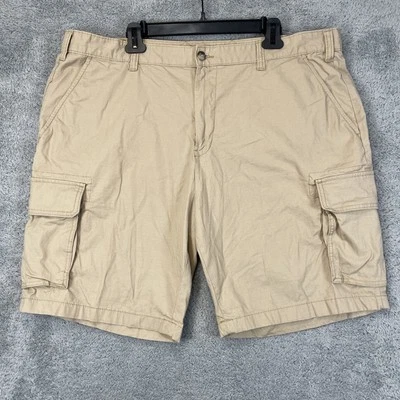 Шорты карго Nautica Flex мужские 40 Вт хаки бежевые классический крой повседневные летние уличные - Изображение 1 из 4