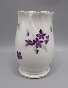 As Is - Tressemanes & Vogt Toothbrush Holder - Purple Violets  T&V - Picture 1 of 5
