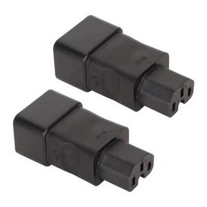 2x IEC320 C20 To IEC320 C15 Power Adapter Professional Standard Copper Compu NEW - Afbeelding 1 van 12