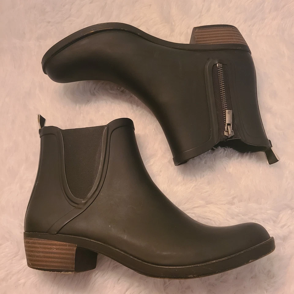 Botas de lluvia Lucky Brand para mujer Lp-Bunita negras talla 11M botas de lluvia de goma Foto 1 de 4