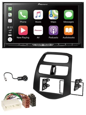 Pioneer 2DIN MP3 USB DAB DVD Bluetooth Autoradio für Chevrolet Spark KLM 2012-20 - Bild 1 von 4