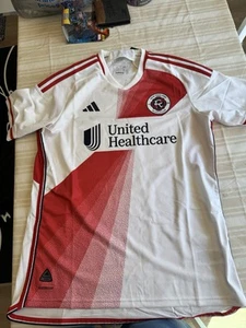 Adidas New England Revolution Jersey Authentic Soccer Football MLS Large - Picture 1 of 7