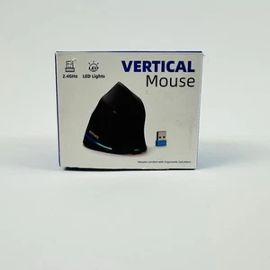 ECHTPower Mouse Ergonomico Senza Fili, Mouse Verticale con DPI Regolabile 2400/1... - Foto 1 di 14