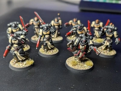 Warhammer Games Workshop 40k Primaris Crusader Squad Black Templars - Image 1 of 4
