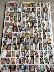1979 Wacky Packages Series 1 UNCUT SHEET (132 cards) 44”x38” Damaged see photos - Picture 1 of 10