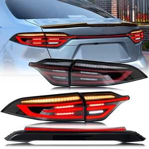 LED Tail Lights & Center Lamp for Toyota Corolla E210 2020-2024 Clear Rear Lamps - Picture 1 of 5
