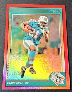 2024 Score Red Zone /20 Frank Gore #180 Miami Dolphins  - Picture 1 of 2