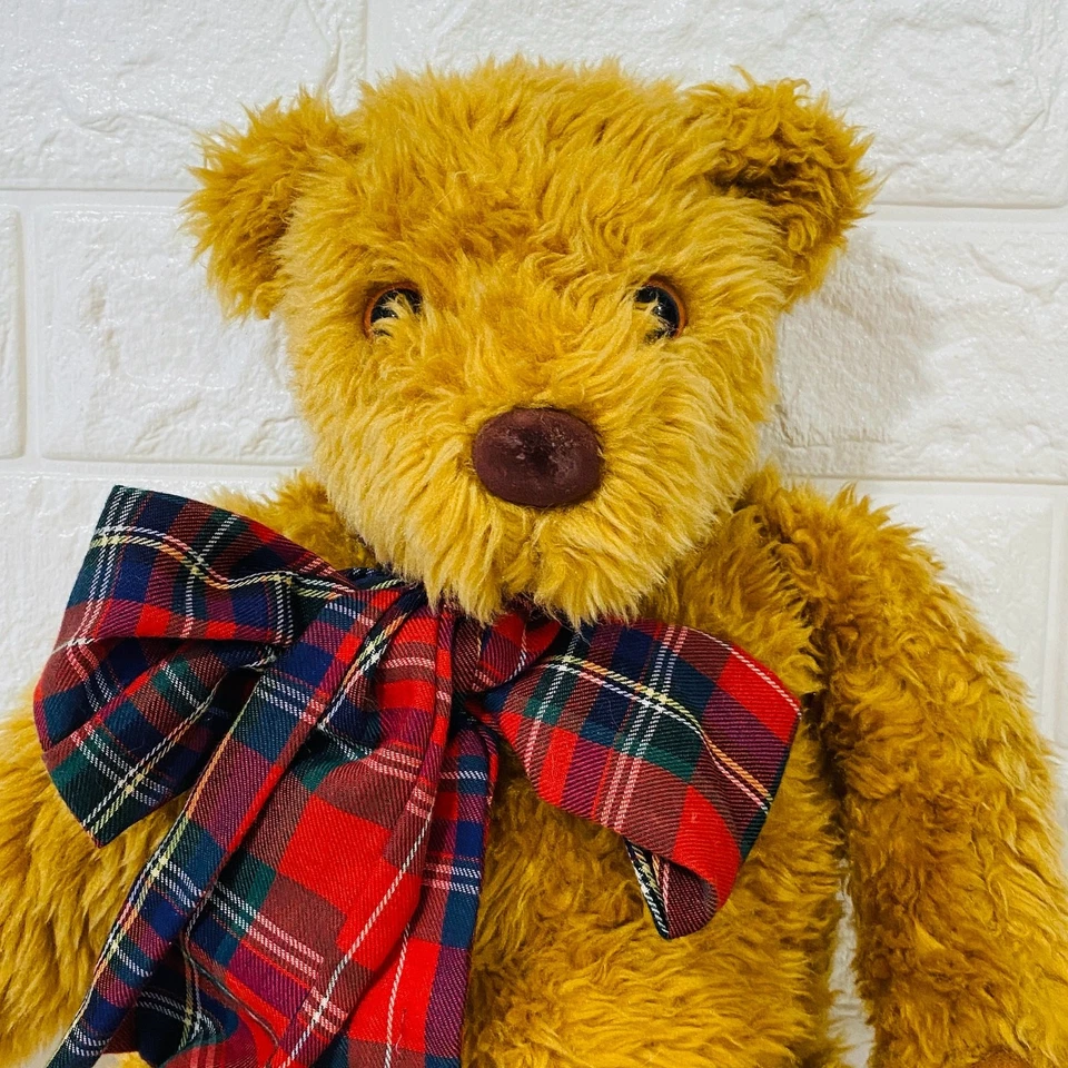 Oso de peluche vintage Avon risitas duermen 1996 por favor leer FUNCIONA arco marrón Foto 1 de 4