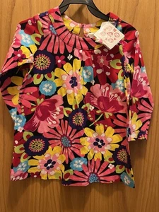 NWT Hannah Andersson Size 100 Multicolor Floral Dress - Picture 1 of 3
