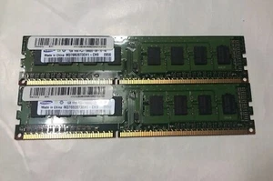 2 x Samsung 1GB (2GB Total) 1Rx8 PC3-10600U-09-10-A0 - Picture 1 of 7