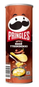 Kellogg Pringles Patatas fritas Picante ROJE TTEOKBOKKI Sabor 100 g 1ea Snack - Imagen 1 de 4