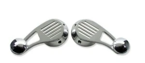Manijas de ventilación de aluminio pulido Chevy 1955-1957 2 piezas - Imagen 1 de 13