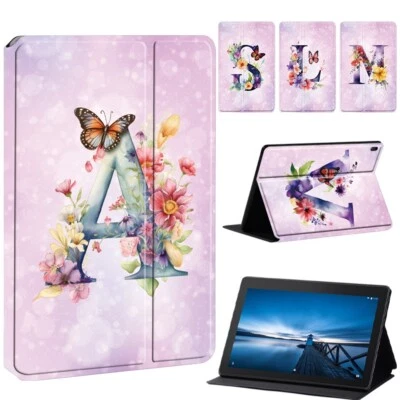 Funda con Soporte de Cuero - Se Adapta a Tablet Lenovo Tab E10/M10/M10 2ª/M10 3ª/M11"