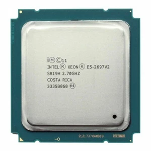 Intel Xeon E5-2697 V2 2.7Ghz 12 Core 24 Threads LGA2011 SR19H CPU Processor - Picture 1 of 3