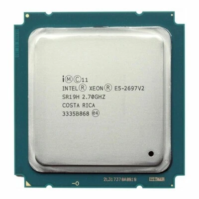 Intel Xeon E5-2697 V2 2.7Ghz 12 Core 24 Threads LGA2011 SR19H CPU Processor - Image 1 of 3