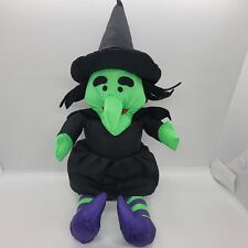1998 Vintage Witch Nylon 14" Doll Halloween Decorations International Silver Co