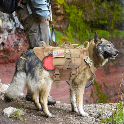 Clothes No Pull Service Heavy Duty Large Pet Dog Harness Training Vest Malinois - Image 1 of 4