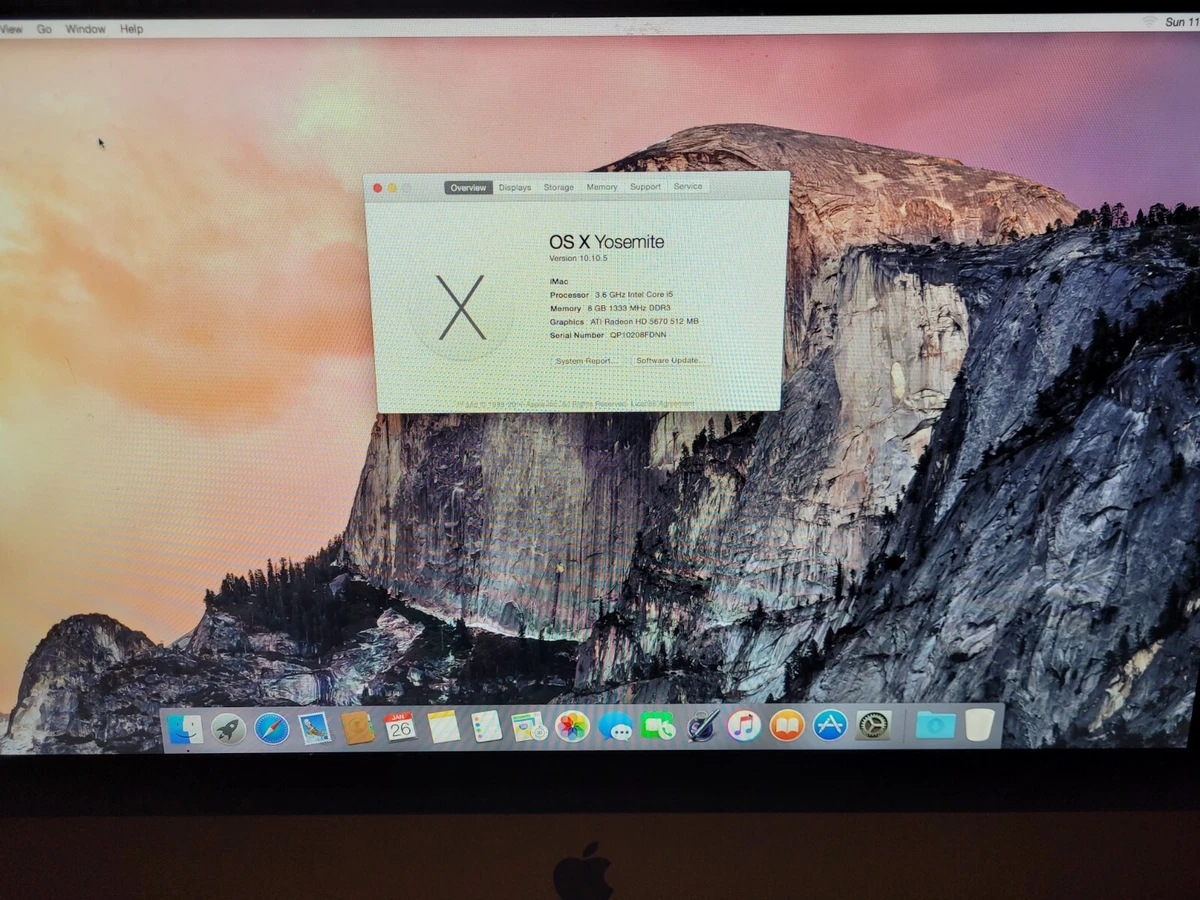 Apple iMac Mac OS X 10.10, Yosemite Desktops for sale | eBay