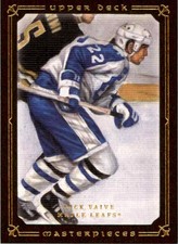 2008-09 Upper Deck Masterpieces Black Rick Vaive Toronto Maple Leafs #40