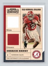 2017 Panini Contenders Draft Picks Old School Colors #5 Derrick Henry - Alabama