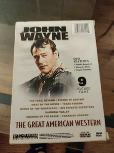 John Wayne - The Great American Western (DVD, 2003, 9 Feature Films) - Picture 1 of 3