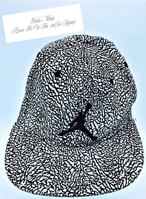 Air Jordan JUMPMAN Black & Gray Youth Size Adjustable Snapback Hat Cap  - Image 1 of 4