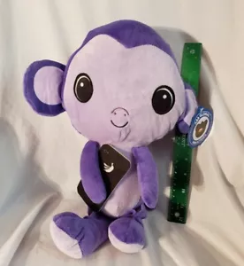 13" Purple Monkey Plush w Phone A&A Global Industries Catcher Pull - Picture 1 of 6