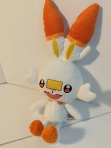 Jazwares Pokemon Plush SCORBUNNY 11-12 inch New Stuffed Toy Plush NWT New w/ Tag - Picture 1 of 7