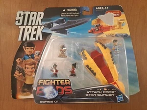 Star Trek Fighter Pods Series 1 Attack Pods Star Surger PACKAGING DAMAGE (LOOK!) - Picture 1 of 12