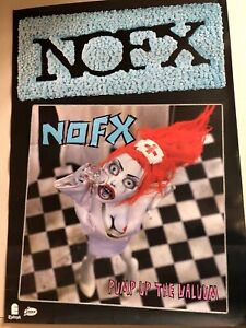 NOFX " Pump Up The Valuum " Original Promotional Poster