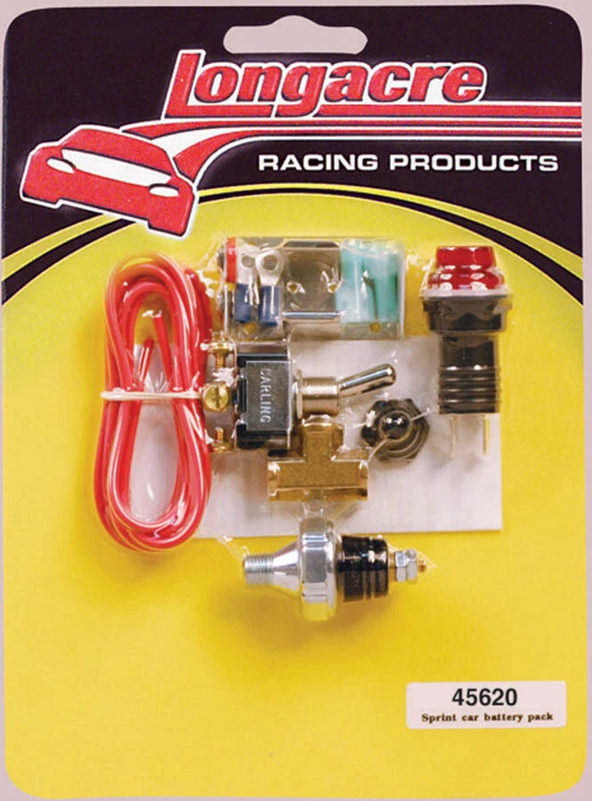 LONGACRE GAGELITE WARNING LIGHT LOW OIL PSI SPRINT CAR 9VOLT BATTERY #52-45620 - Image 1 of 1