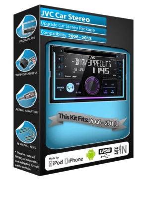 Mercedes Sprinter Auto Stereo, JVC CD USB Ingresso Aux Radio DAB Bluetooth Kit - Immagine 1 di 4