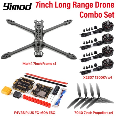 9IMOD 7inch 295mm FPV Drone Frame & Propeller X2807 1300KV Brushless Motor Combo - Image 1 of 4