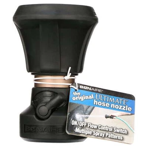 Bon-Aire Original Ultimate Hose Spray Nozzle - 5 Spray Patterns - Picture 1 of 8