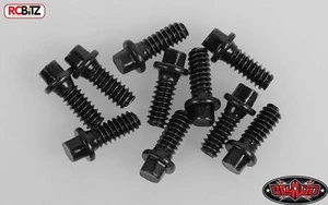 RC4WD Miniature Scale Hex Bolts M1.6 x 4mm BLACK Z-S1614 Fit wheels D44 Diff RC - Picture 1 of 1