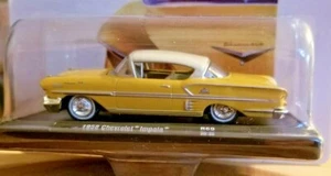 M2 Machines 1958 Chevy Impala 1:64 Diecast Car Auto-Drivers R69 20-35 - Imagen 1 de 5
