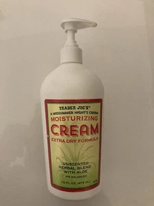 Trader Joes Midsummer Nights Cream Moisturizing Extra Dry Formula *75% Full Read - Picture 1 of 4