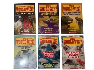 Who Would Win Lot of 6 Books by Jerry Pallotta Illustrated by Rob Bolster NEW - Bild 1 von 13