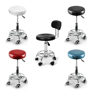 Levede Bar Stools Swivel Salon Stool Barber Hair Dress Chairs Footrest Bracket - Picture 1 of 59