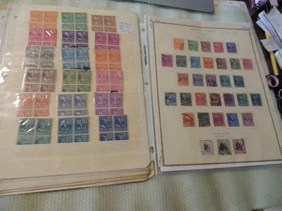 USA 1938 Presidential Set Used + Lots MINT as 4's and Coils Line Pairs CV$326 - Image 1 of 4