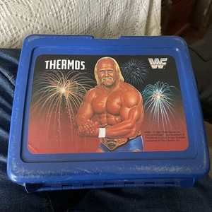 Hulk Hogan WWF Lunchbox in plastica lotta - Foto 1 di 8